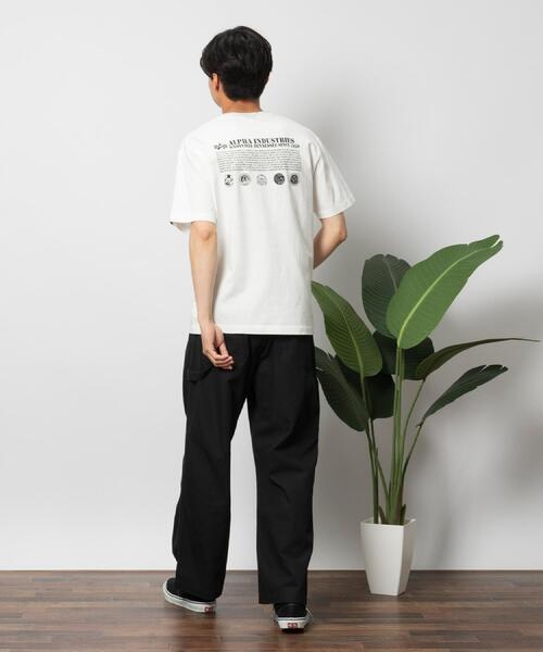ALPHA_(アルファ)の「ALPHA(アルファ)バックプリントTシャツ(Tシャツ/カットソー・メンズ・ブラック/ホワイト/グリーン・L/XL/M)」の19枚目の写真