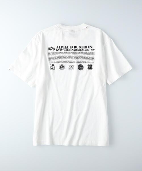 ALPHA_(アルファ)の「ALPHA(アルファ)バックプリントTシャツ(Tシャツ/カットソー・メンズ・ブラック/ホワイト/グリーン・L/XL/M)」の20枚目の写真