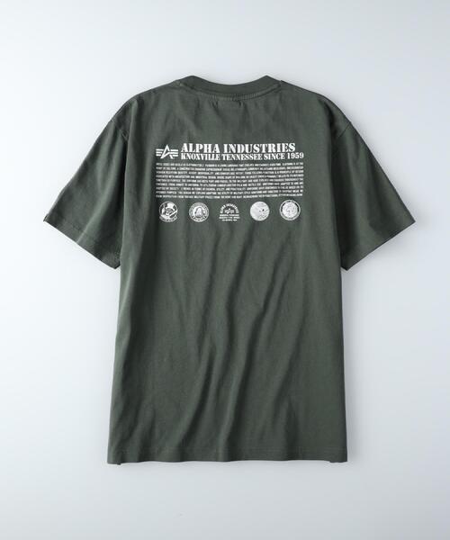 ALPHA_(アルファ)の「ALPHA(アルファ)バックプリントTシャツ(Tシャツ/カットソー・メンズ・ブラック/ホワイト/グリーン・L/XL/M)」の21枚目の写真