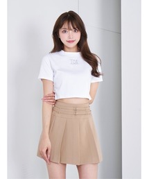 スタッズロゴコンパクトTシャツ