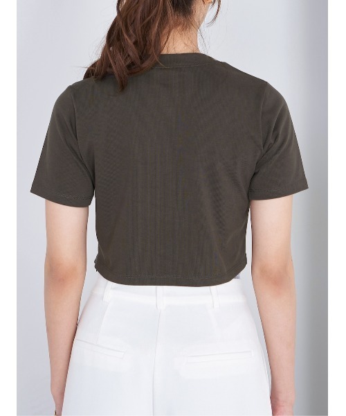新品タグ付 ダーリッチ Dロゴコンパクトトップス Tシャツ ブラウン ダーリッチ Darich Dロゴコンパクトトップス （ブラウン