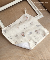 panpantutu（パンパンチュチュ）の「コットンガーゼハンカチ(ループ付)（ハンカチ/ハンドタオル）」