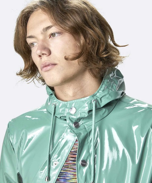 RAINS(レインズ)の「LTD LONG JACKET(レインコート/ポンチョ・レディース・グリーン/ブルー・X-SMALL/XX-SMALL)」の3枚目の写真
