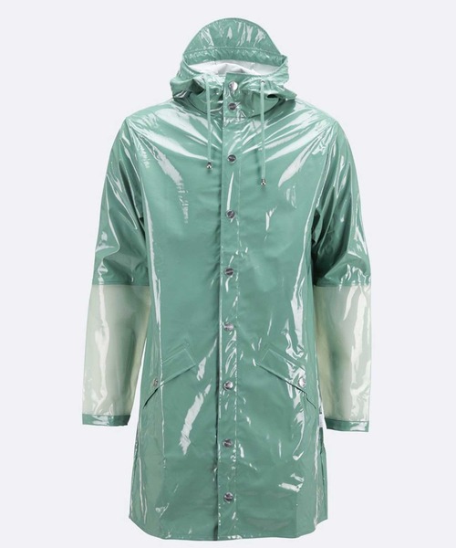 RAINS(レインズ)の「LTD LONG JACKET(レインコート/ポンチョ・レディース・グリーン/ブルー・X-SMALL/XX-SMALL)」の12枚目の写真