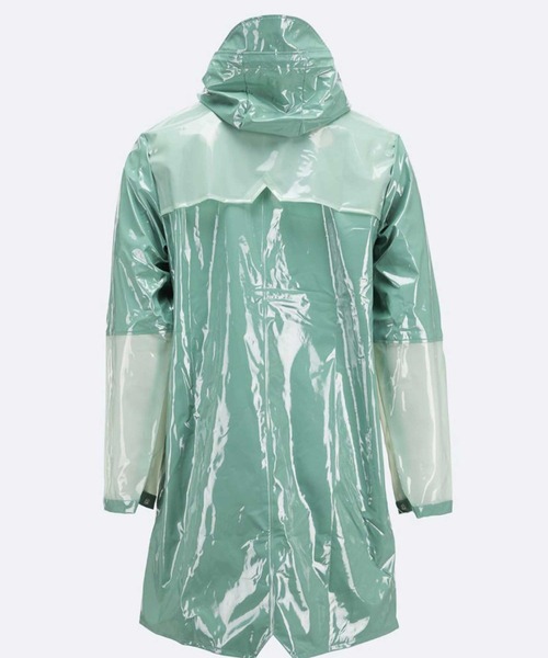 RAINS(レインズ)の「LTD LONG JACKET(レインコート/ポンチョ・レディース・グリーン/ブルー・X-SMALL/XX-SMALL)」の13枚目の写真