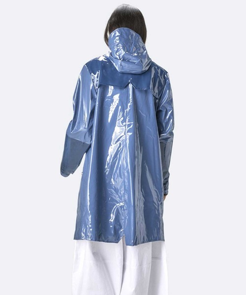 RAINS(レインズ)の「LTD LONG JACKET(レインコート/ポンチョ・レディース・グリーン/ブルー・X-SMALL/XX-SMALL)」の6枚目の写真