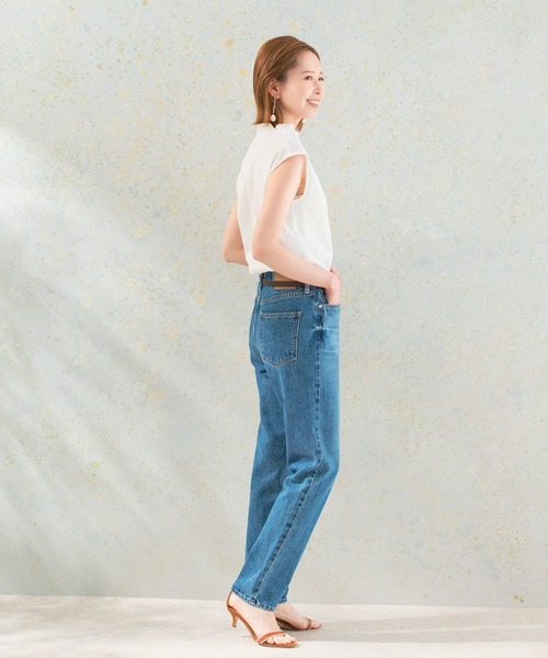 URBAN RESEARCH ROSSO WOMEN（アーバンリサーチ　ロッソ）の「ハイネック楊柳プルオーバー（Tシャツ/カットソー・レディース・グレー系その他/オフホワイト/ブラック・FREE）」の8枚目の写真