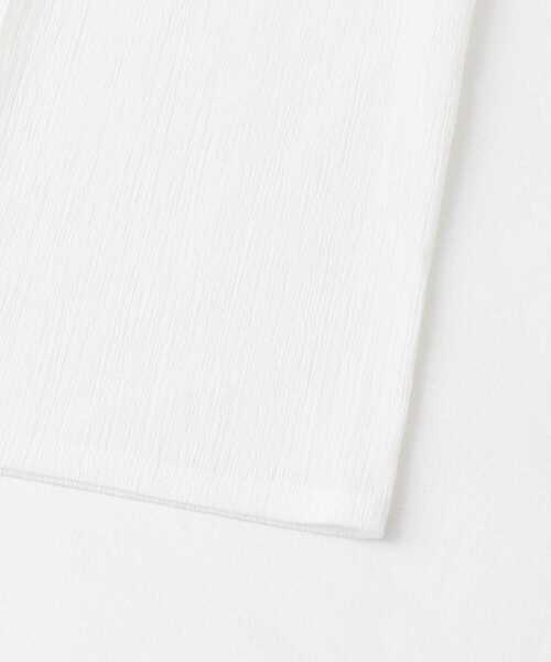 URBAN RESEARCH ROSSO WOMEN（アーバンリサーチ　ロッソ）の「ハイネック楊柳プルオーバー（Tシャツ/カットソー・レディース・グレー系その他/オフホワイト/ブラック・FREE）」の11枚目の写真