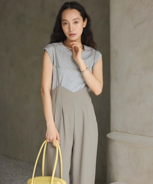 セール】キャミソールデザインオールインワンパンツ（つなぎ