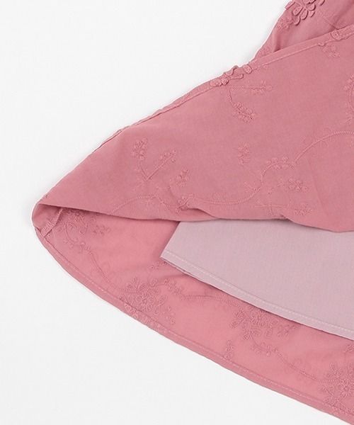 セール】お花レースワンピース（シャツワンピース）｜petit main