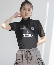 RAGEBLUE | ユニフォームデザインシアーハーフジップ(Tシャツ/カットソー)