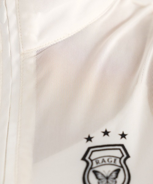 RAGEBLUE（レイジブルー）の「ユニフォームデザインシアーハーフジップ（Tシャツ/カットソー・レディース・ホワイト/ブラック・FREE）」の20枚目の写真