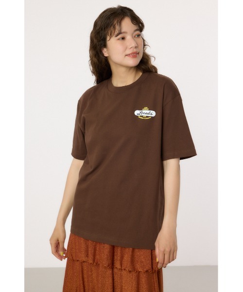 RODEO CROWNS WIDE BOWL(ロデオクラウンズワイドボウル)の「LOCALS x RCS Tシャツ(Tシャツ/カットソー・レディース・ブラウン/ブラック/オフホワイト・MEDIUM/LARGE)」の21枚目の写真
