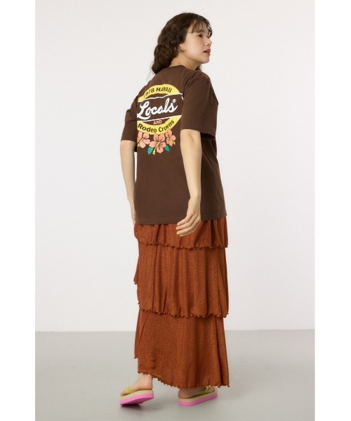 RODEO CROWNS WIDE BOWL(ロデオクラウンズワイドボウル)の「LOCALS x RCS Tシャツ(Tシャツ/カットソー・レディース・ブラウン/ブラック/オフホワイト・MEDIUM/LARGE)」の18枚目の写真