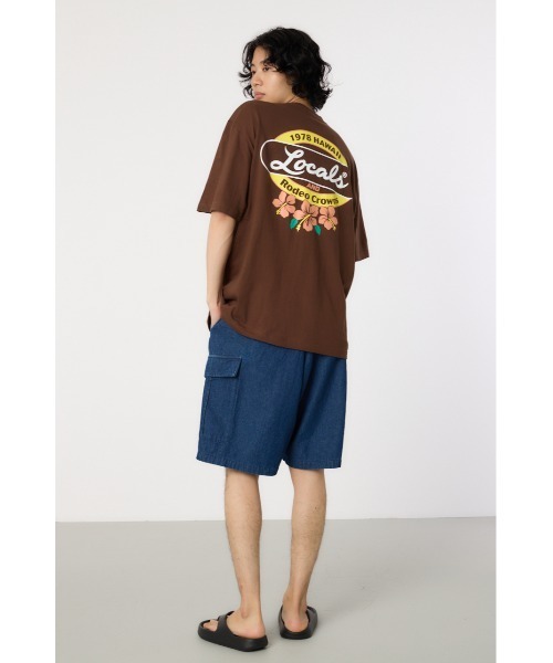 RODEO CROWNS WIDE BOWL(ロデオクラウンズワイドボウル)の「LOCALS x RCS Tシャツ(Tシャツ/カットソー・レディース・ブラウン/ブラック/オフホワイト・MEDIUM/LARGE)」の12枚目の写真
