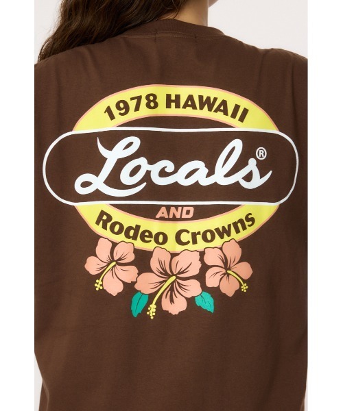 RODEO CROWNS WIDE BOWL(ロデオクラウンズワイドボウル)の「LOCALS x RCS Tシャツ(Tシャツ/カットソー・レディース・ブラウン/ブラック/オフホワイト・MEDIUM/LARGE)」の7枚目の写真