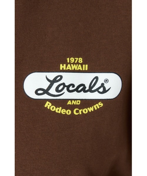 RODEO CROWNS WIDE BOWL(ロデオクラウンズワイドボウル)の「LOCALS x RCS Tシャツ(Tシャツ/カットソー・レディース・ブラウン/ブラック/オフホワイト・MEDIUM/LARGE)」の5枚目の写真