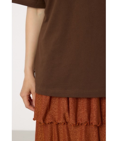 RODEO CROWNS WIDE BOWL(ロデオクラウンズワイドボウル)の「LOCALS x RCS Tシャツ(Tシャツ/カットソー・レディース・ブラウン/ブラック/オフホワイト・MEDIUM/LARGE)」の4枚目の写真