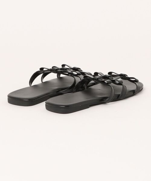 RiLi(リリ)の「フラットリボンサンダル【RL】(サンダル・レディース・ブラック/シルバー・23.5/24.5)」の15枚目の写真