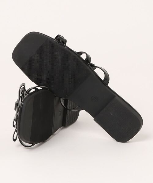 RiLi(リリ)の「フラットリボンサンダル【RL】(サンダル・レディース・ブラック/シルバー・23.5/24.5)」の16枚目の写真