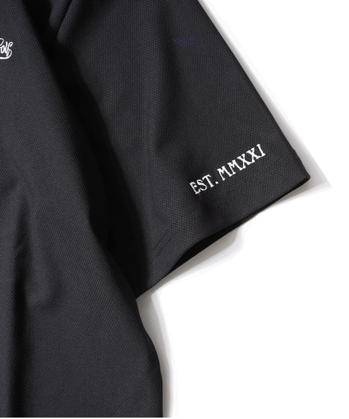 BENCH AT THE GREENE GOLF(ベンチアットザグリーンゴルフ)の「《QUIET GOLF》QG Tech Golf Shirts/ゴルフウェア カノコ効生地 消臭・速乾・接触冷感(ポロシャツ・メンズ・ブラック/ネイビー/ホワイト・LARGE/X-LARGE/MEDIUM)」の13枚目の写真