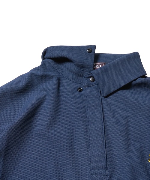 BENCH AT THE GREENE GOLF(ベンチアットザグリーンゴルフ)の「《QUIET GOLF》QG Tech Golf Shirts/ゴルフウェア カノコ効生地 消臭・速乾・接触冷感(ポロシャツ・メンズ・ブラック/ネイビー/ホワイト・LARGE/X-LARGE/MEDIUM)」の10枚目の写真