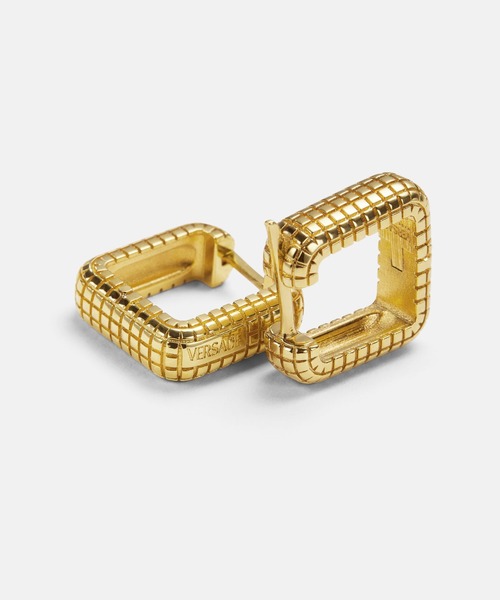 【milk】正規品versace ヴェルサーチ フープイヤリング ピアス グレカ フープイヤリング ゴールド | VERSACE JP