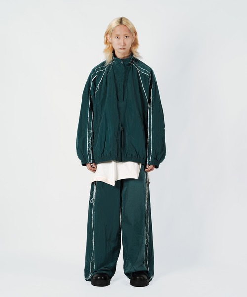 Wizzard（ウィザード）の「Wizzard ウィザード / CUT OFF TRACK JACKET セットアップカットオフトラックジャケット ジャージ / W24AW-BL040（ナイロンジャケット・メンズ・パープル/ブラック/ブルー・2）」の5枚目の写真