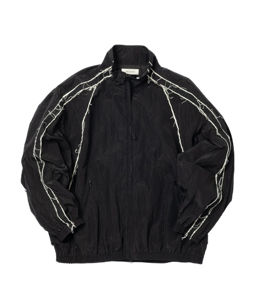 Wizzard（ウィザード）の「Wizzard ウィザード / CUT OFF TRACK JACKET セットアップカットオフトラックジャケット ジャージ / W24AW-BL040（ナイロンジャケット・メンズ・パープル/ブラック/ブルー・2）」の9枚目の写真