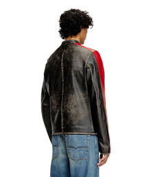 な*び様 DIESEL シングルライダースジャケット DIESEL ディーゼル メンズ コットン シングル ライダースジャケット