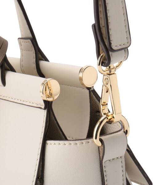ESPERANZA（エスペランサ）の「★＼ガバッと開く／ダブルフラップ2WAYハンドバッグ（ハンドバッグ・レディース・アイボリー/ブラック/ダークブラウン・FREE）」の19枚目の写真