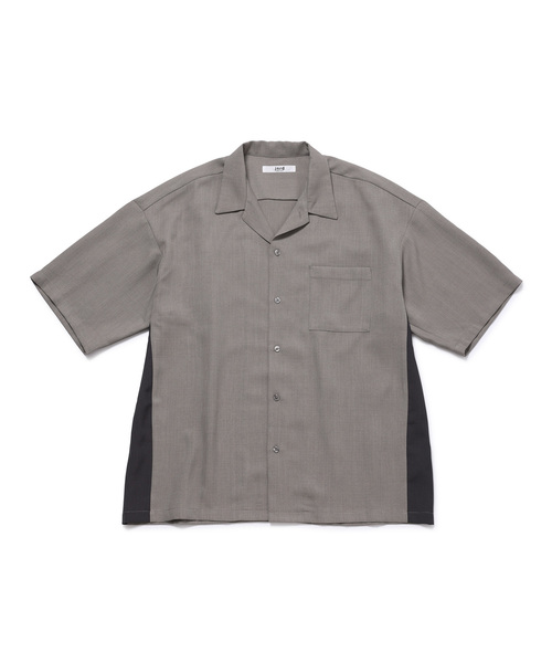  j.n.r.d（ジェー・エヌ・アール・ディー）の「【セットアップ対応】j.n.r.d/ミックスカラートロラインハーフスリーブシャツ（シャツ/ブラウス・メンズ・グレー/オリーブ/ブラック・L/LL/M）」の2枚目の写真