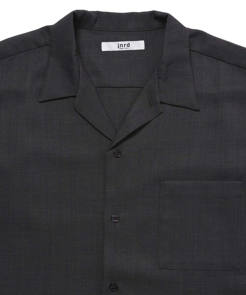  j.n.r.d（ジェー・エヌ・アール・ディー）の「【セットアップ対応】j.n.r.d/ミックスカラートロラインハーフスリーブシャツ（シャツ/ブラウス・メンズ・グレー/オリーブ/ブラック・L/LL/M）」の5枚目の写真