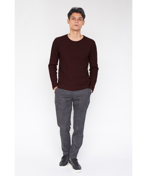 【セール】ZERO by TORNADO MART∴ジグザグストライプリンクス長袖カットソー（Tシャツ/カットソー）｜TORNADO MART（トルネードマート）