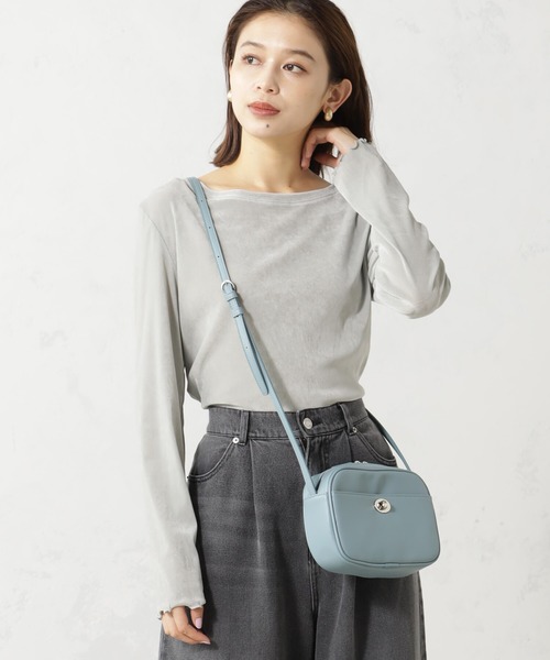 FOUND GOOD(ファウンドグッド)の「ヒネリカナグポシェット(ショルダーバッグ・レディース・ブラック/ブルー系5/ピンク系5/ネイビー・FREE)」の10枚目の写真