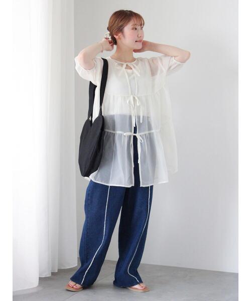 ehka sopo（エヘカソポ）の「キャンバスハート型バッグ（ハンドバッグ・レディース・ブラック/レッド/キナリ・F）」の11枚目の写真