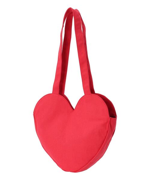 ehka sopo（エヘカソポ）の「キャンバスハート型バッグ（ハンドバッグ・レディース・ブラック/レッド/キナリ・F）」の20枚目の写真