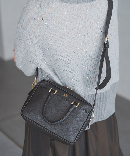 追加》Manuel MILANO/マニュエルミラノ 別注 レザーバッグ MIDI