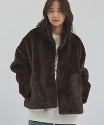 ファーショートブルゾン