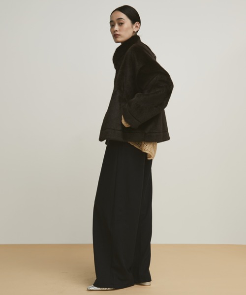 MERLOT（メルロー）の「ファーショートブルゾン（ブルゾン・レディース・ブラウン/ピンク・FREE）」の20枚目の写真