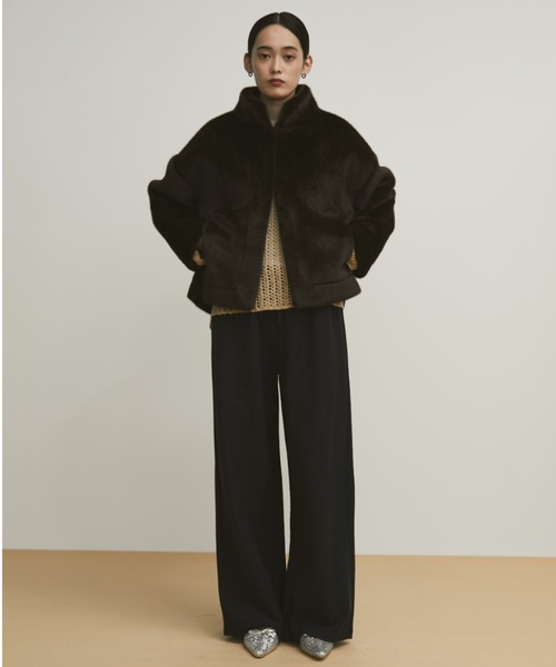 MERLOT（メルロー）の「ファーショートブルゾン（ブルゾン・レディース・ブラウン/ピンク・FREE）」の16枚目の写真