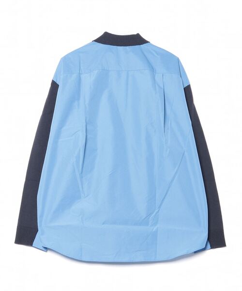 SOFTHYPHEN(ソフトハイフン)の「KNIT POLO OVER SIZED L/S SHIRT(シャツ/ブラウス・メンズ・ネイビー/カーキ・01/02/03)」の3枚目の写真