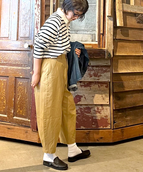 ジャーナルスタンダードラックス | ドライギャバ バレルパンツ JOURNAL STANDARD LUXE（ジャーナルスタンダード ラックス）の