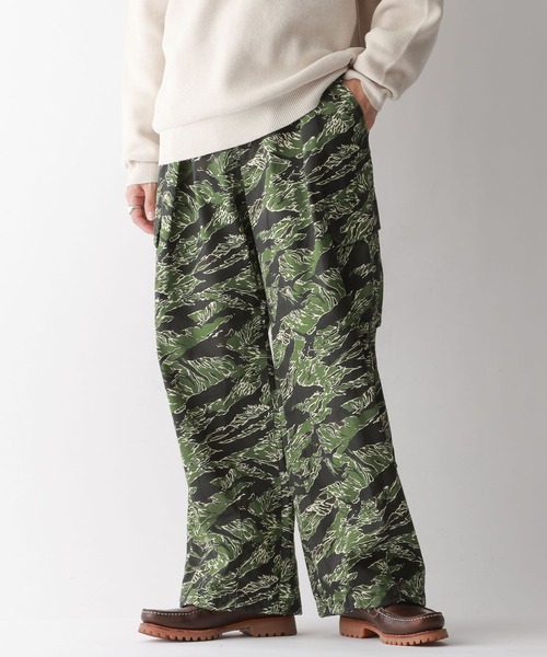 RAGEBLUE（レイジブルー）の「カモフラージュ柄ミリタリーカーゴ/パラシュートパンツ（カーゴパンツ・メンズ・グレー系その他/カーキ・MEDIUM/LARGE）」の17枚目の写真