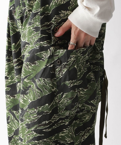 RAGEBLUE（レイジブルー）の「カモフラージュ柄ミリタリーカーゴ/パラシュートパンツ（カーゴパンツ・メンズ・グレー系その他/カーキ・MEDIUM/LARGE）」の10枚目の写真