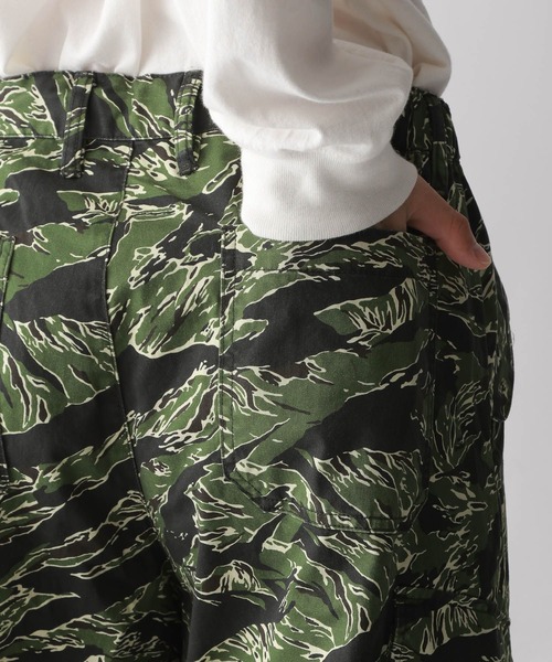 RAGEBLUE（レイジブルー）の「カモフラージュ柄ミリタリーカーゴ/パラシュートパンツ（カーゴパンツ・メンズ・グレー系その他/カーキ・MEDIUM/LARGE）」の6枚目の写真