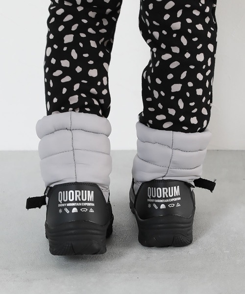 devirock（デビロック）の「防滑 撥水 中綿スノーブーツ(ボアインソール付き)（ブーツ・キッズ・ライトグレー/ピンク系3/ブラック・17.0cm/18.0cm/19.0cm/20.0cm/21.0cm/22.0cm/23.0cm）」の17枚目の写真