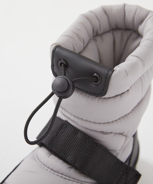 devirock（デビロック）の「防滑 撥水 中綿スノーブーツ(ボアインソール付き)（ブーツ・キッズ・ライトグレー/ピンク系3/ブラック・17.0cm/18.0cm/19.0cm/20.0cm/21.0cm/22.0cm/23.0cm）」の5枚目の写真