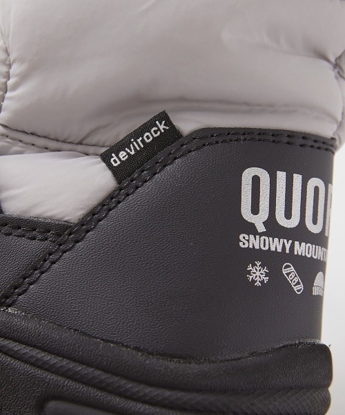 devirock（デビロック）の「防滑 撥水 中綿スノーブーツ(ボアインソール付き)（ブーツ・キッズ・ライトグレー/ピンク系3/ブラック・17.0cm/18.0cm/19.0cm/20.0cm/21.0cm/22.0cm/23.0cm）」の7枚目の写真