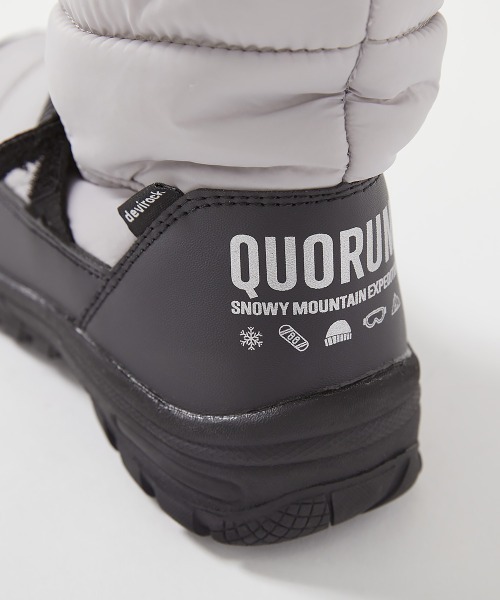 devirock（デビロック）の「防滑 撥水 中綿スノーブーツ(ボアインソール付き)（ブーツ・キッズ・ライトグレー/ピンク系3/ブラック・17.0cm/18.0cm/19.0cm/20.0cm/21.0cm/22.0cm/23.0cm）」の8枚目の写真